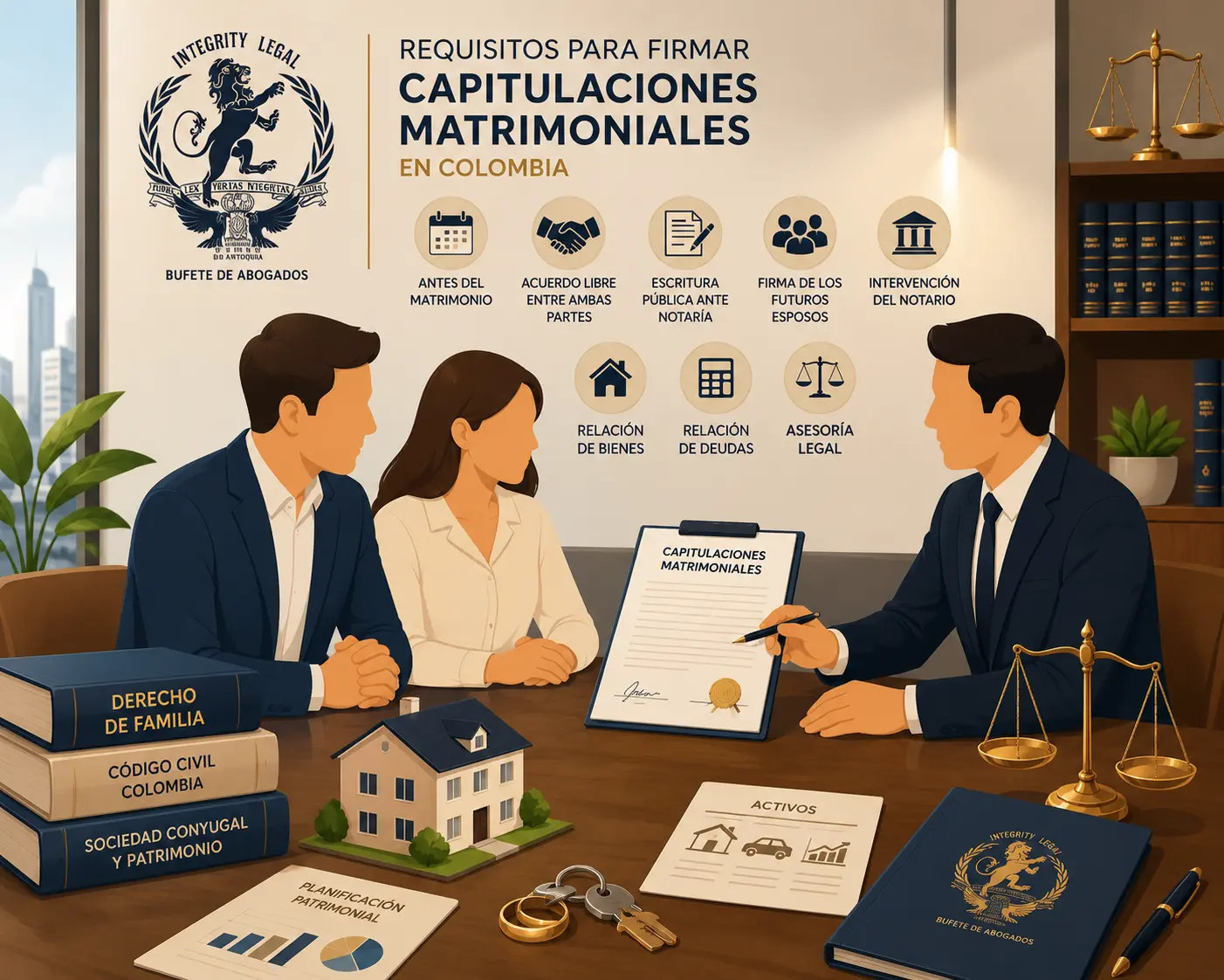 Requisitos para firmar capitulaciones matrimoniales en Colombia